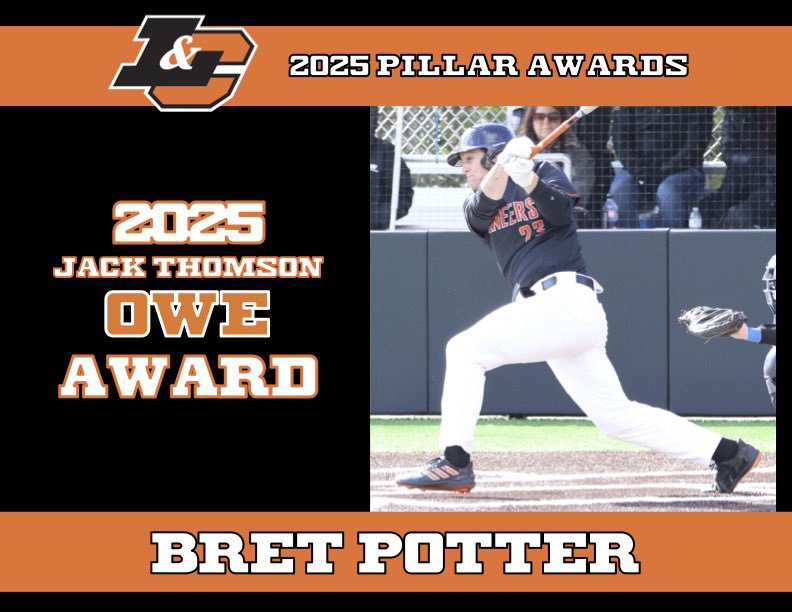 The Jack Thomson OWE (Out Work Everyone) award winner is sophomore Bret Potter!