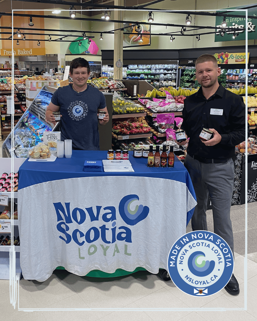Our team has been so grateful to share the best local flavours through samplings. Thank you to everyone who stopped by. Your support is what inspires Nova Scotia Loyal team to keep finding new ways to support our local farmers, producers, crafters and manufacturers 💙