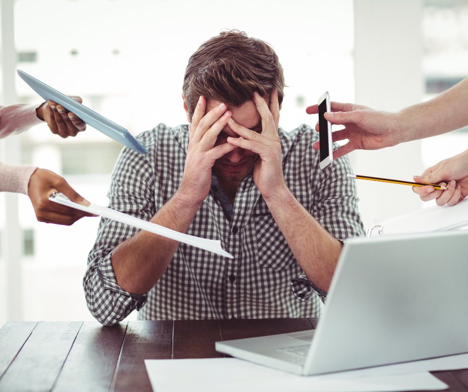 It's Mental Health Awareness Month! We know you are juggling a lot - at home, at work, and everywhere in between. When stress spikes, productivity declines and even your health can suffer. Here are steps to help you build a healthier work-life balance: bit.ly/3GLttfm