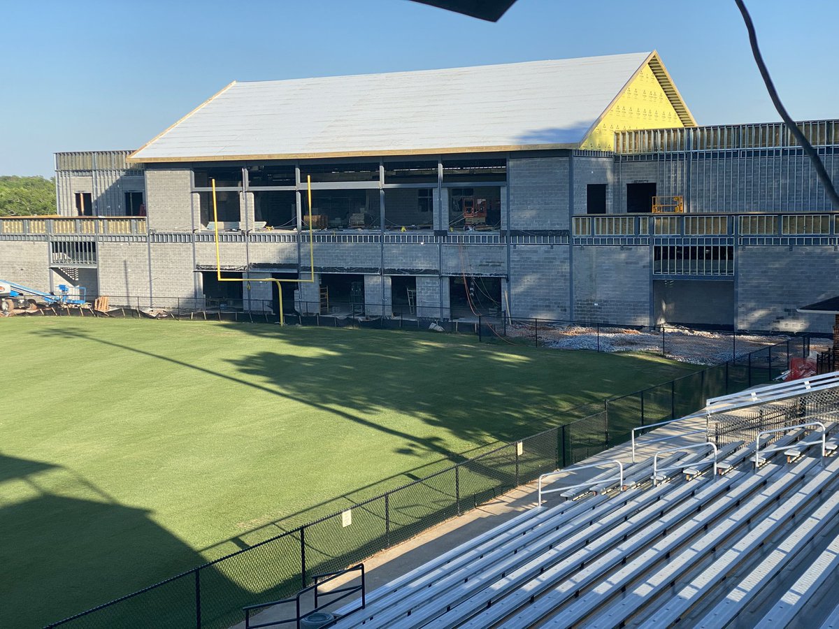 Our new massive state of the art field house is going look amazing under some Friday Night lights 👀