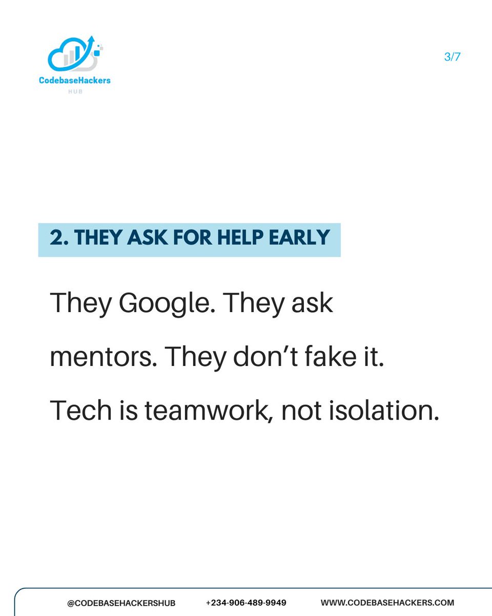 Codebasehackers's tweet image. These 5 habits are the secret to success for tech pros. 

They will set you apart in the tech world. From consistent learning to embracing breaks, these are the practices that fuel growth and prevent burnout.