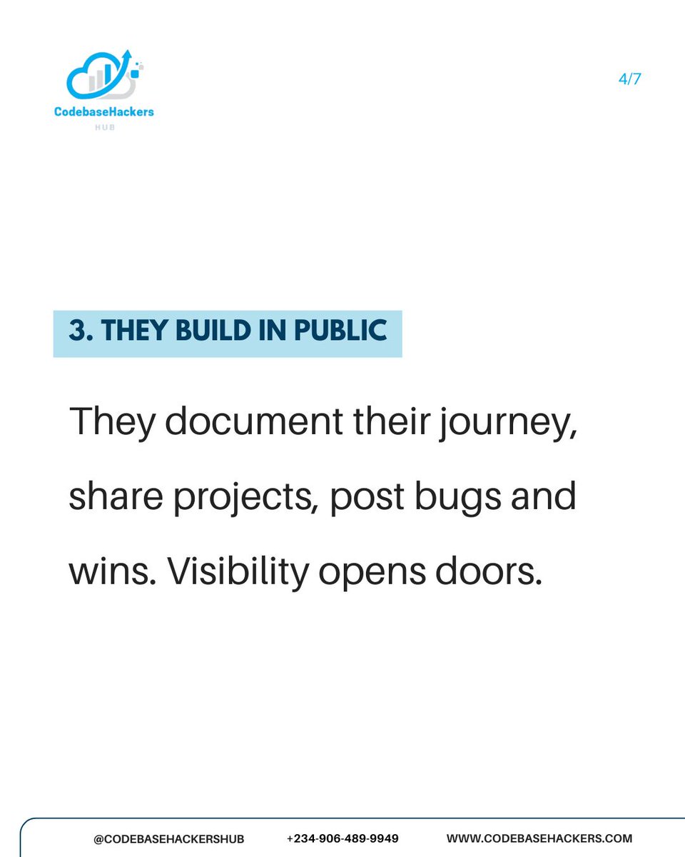 Codebasehackers's tweet image. These 5 habits are the secret to success for tech pros. 

They will set you apart in the tech world. From consistent learning to embracing breaks, these are the practices that fuel growth and prevent burnout.