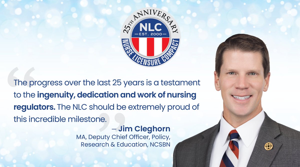 As the NLC celebrates its 25th anniversary in 2025, leaders reflect on its illustrious past, its flourishing present and its future plans to transform nursing licensure nationwide: ncsbn.org/public-files/I…
