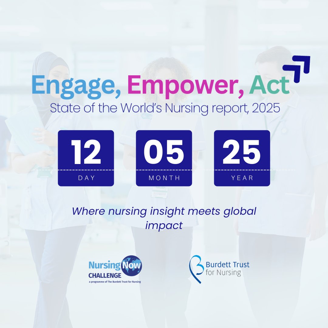 Andrés de Juan RN | MSc | PhD Candidate (@dejuan_andres) on Twitter photo 📣 On 12 May, the #SoWN2025 report launches!
🕘 9am BST – Don’t miss the European regional event from <a href="/NursingNow2020/">Nursing Now Challenge</a>!
🎯 "Nursing Challenges & Opportunities in 2025 and beyond"
🔗 Register here 👉 lnkd.in/e9CSMWCq
<a href="/WHO_Europe/">WHO/Europe</a> #IND2025 #Nursing 📣 On 12 May, the #SoWN2025 report launches!
🕘 9am BST – Don’t miss the European regional event from <a href="/NursingNow2020/">Nursing Now Challenge</a>!
🎯 "Nursing Challenges & Opportunities in 2025 and beyond"
🔗 Register here 👉 lnkd.in/e9CSMWCq
<a href="/WHO_Europe/">WHO/Europe</a> #IND2025 #Nursing