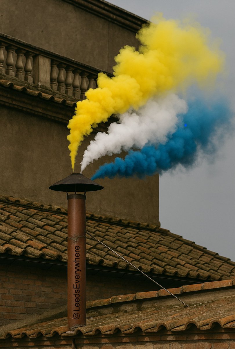 It appears the cardinals in the Vatican are still celebrating Leeds’ promotion! 
#LUFC #PopeVote