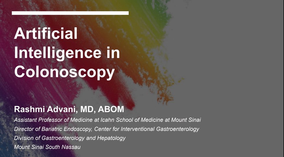AdvaniRashmiMD's tweet image. Thank you to @MedtronicGI for the invite to speak on #Artificialintelligence in #colonoscopy
Spectacular event by colleague & friend @Tkothari13
I admire your commitment to delivering an education-driven curated experiences for the interventional GI community! Proud to be a…