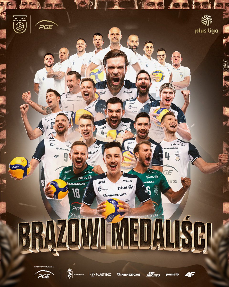 Jesteśmy BRĄZOWYMI MEDALISTAMI <a href="/PlusLiga_/">PlusLiga</a> 🥉

#PlusLiga