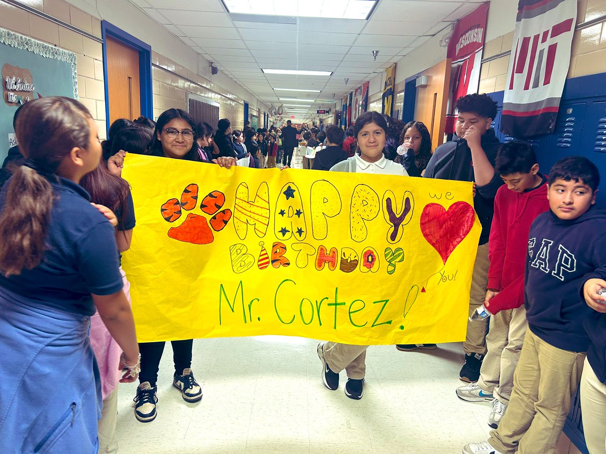 Happy birthday Principal Cortez!! 🎉🥳🎈🎊🎁