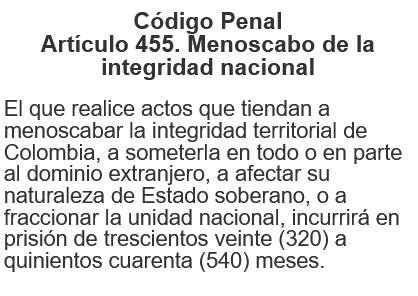 Ciudadanos y ciudadanas:

Leyva puede hacer todas las cartas que quiera en busca de atención

Pero que haya reuniones con congresistas gringos para armar trinca a <a href="/petrogustavo/">Gustavo Petro</a>, es TRAICIÓN A LA PATRIA y está tipificado como delito