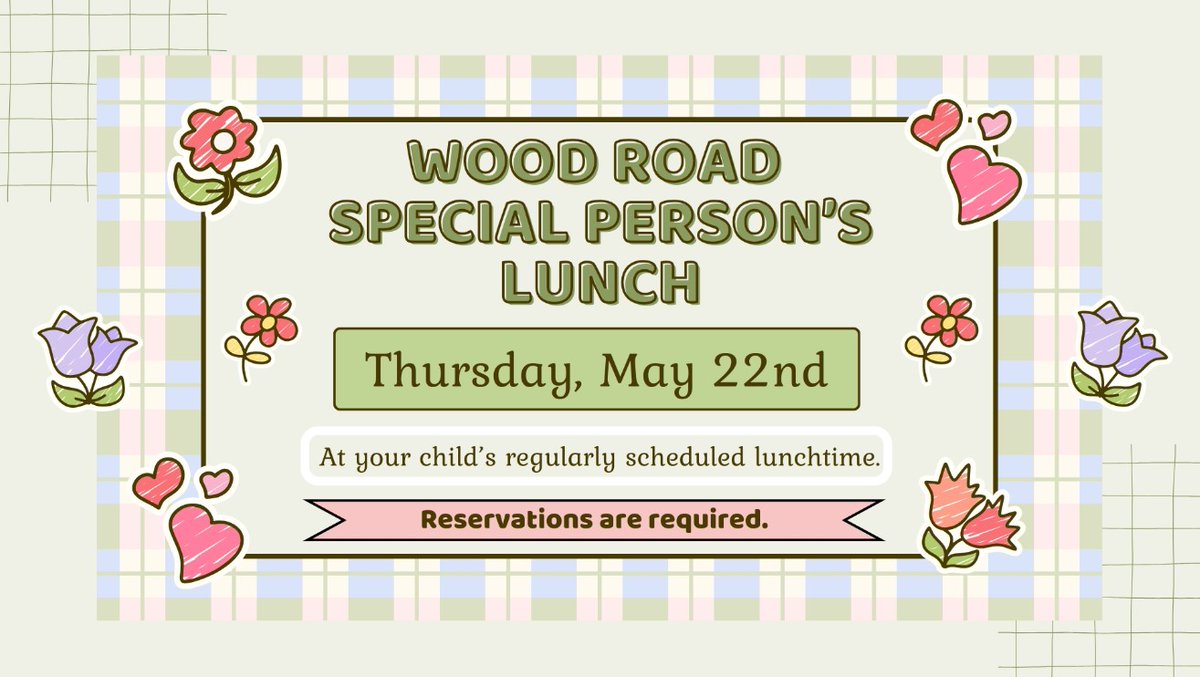Wood Road Elementary (@woodroadelem) on Twitter photo Save the date! The Wood Road Special Person's Luncheon will be on Thursday, May 22nd! Please RSVP by Thursday, May 15th. Thank you!ππ<a href="/BSCSD/">Ballston Spa CSD</a> Save the date! The Wood Road Special Person's Luncheon will be on Thursday, May 22nd! Please RSVP by Thursday, May 15th. Thank you!ππ<a href="/BSCSD/">Ballston Spa CSD</a>