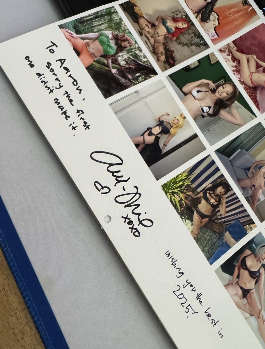 Omg <a href="/AniMiaOfficial/">Ani-Mia 🍥</a> you are actually the sweetest person in existence. Thank you so so much for the calendar! I can’t wait to see you again next March!