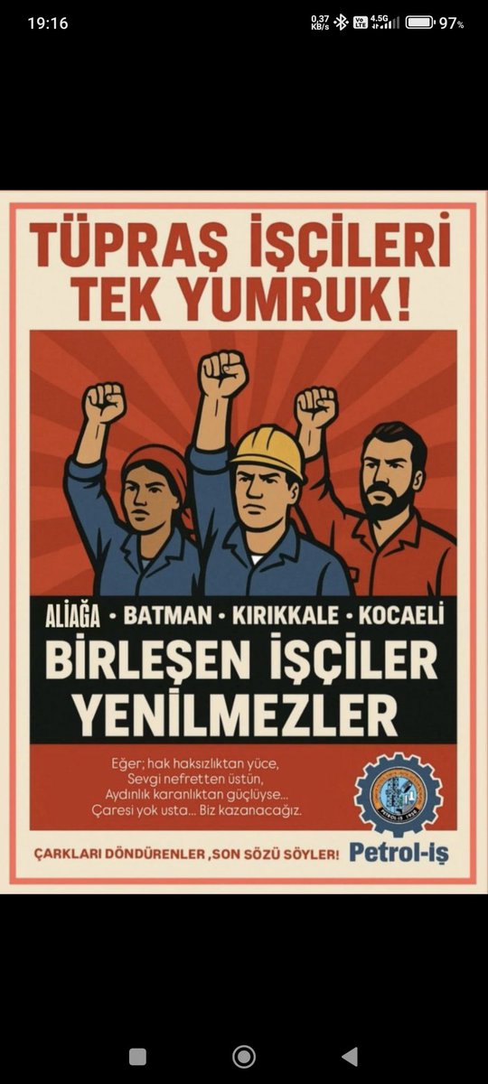 #tuprsiscisidireniyor