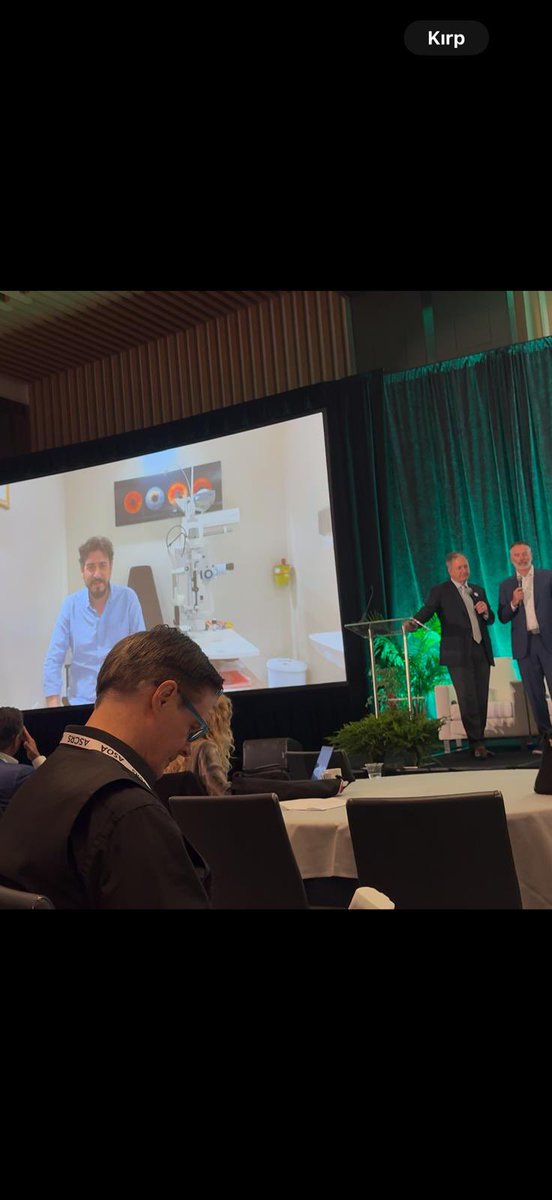 GlaucoT3's tweet image. ASCRS SightLine 2025 

We’re proud to receive the Honorable Mention award with Tonocam!

Developed in Turkey, Tonocam turns smartphones into non-contact, AI-powered tonometers.
No AirPuff. No touch. Just a phone #ASCRS #SightLine #MedTech #Glaucoma #innovation