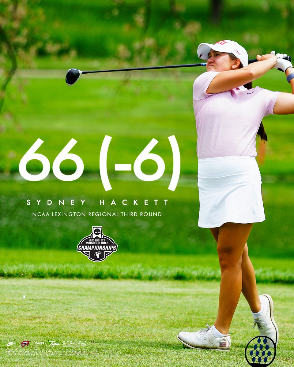 Saved the best for last!

Sydney Hackett fires a final round 66, the best round of her collegiate career to date, to close the NCAA Lexington Regional!

#GoTops