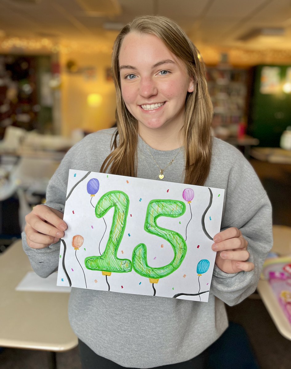 15 days until graduation! 🎈