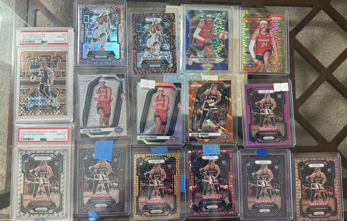 donald bohannon (@donaldbohannon) on Twitter photo The Aaliyah Edwards collection is coming along nicely 👀👀 Big sophomore season ahead! <a href="/CardPurchaser/">Card Purchaser</a> The Aaliyah Edwards collection is coming along nicely 👀👀 Big sophomore season ahead! <a href="/CardPurchaser/">Card Purchaser</a>