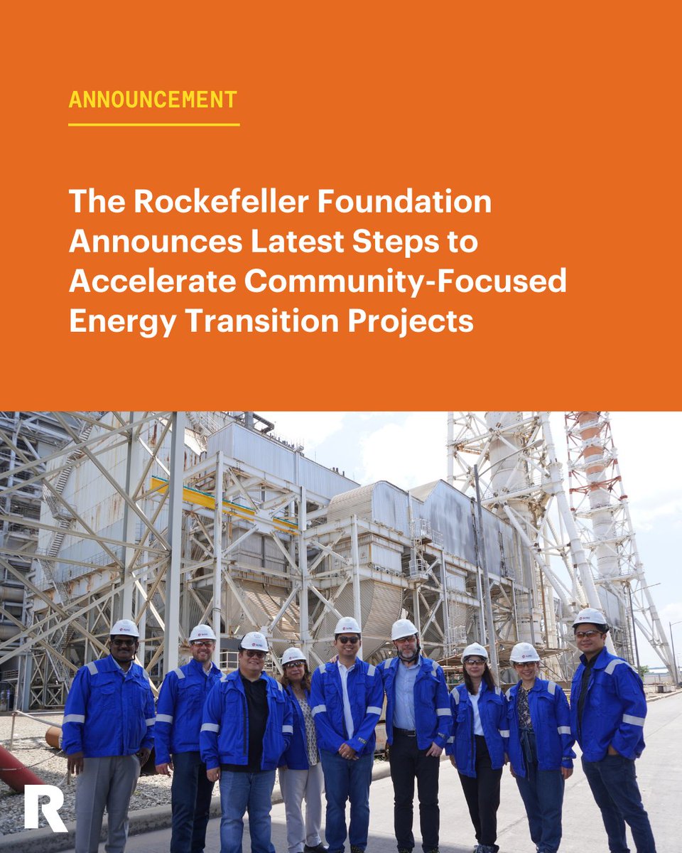 RockefellerFdn's tweet photo. At #Ecosperity, we shared updates on our efforts to accelerate access to clean, affordable, and reliable energy along with new data that highlights economic growth and job creation opportunities and public health outcomes as a result. More here: https://t.co/UgztOtegjE https://t.co/N4oxsEmAce