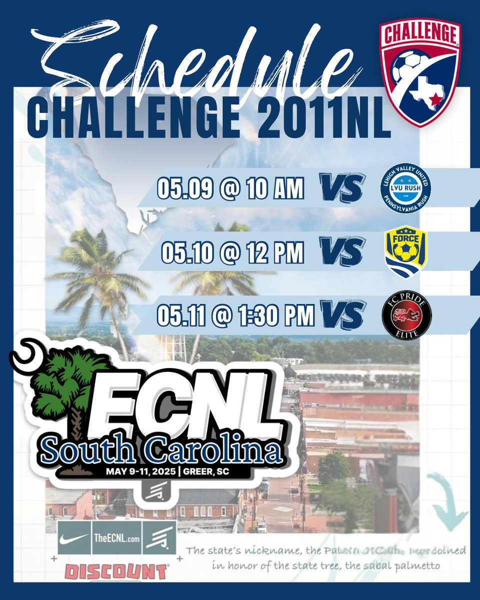 ChallengeSC2011ECNL (@challenge11ecnl) on Twitter photo ✈️ wheels up tomorrow! 
🔜 #ECNLSC here we come ⚽️
<a href="/ECNLgirls/">ECNL Girls</a> 
<a href="/TopDrawerSoccer/">TopDrawerSoccer</a> <a href="/ChallengeSoccer/">Challenge Soccer Club</a> <a href="/PrepSoccer/">Prep Soccer ⚽️</a> <a href="/TheSoccerWire/">SoccerWire</a> ✈️ wheels up tomorrow! 
🔜 #ECNLSC here we come ⚽️
<a href="/ECNLgirls/">ECNL Girls</a> 
<a href="/TopDrawerSoccer/">TopDrawerSoccer</a> <a href="/ChallengeSoccer/">Challenge Soccer Club</a> <a href="/PrepSoccer/">Prep Soccer ⚽️</a> <a href="/TheSoccerWire/">SoccerWire</a>