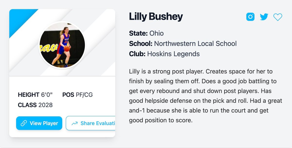 Lilly Bushey (@lillybushey24) on Twitter photo Thank you <a href="/JDabbs86/">Jim Dabbelt</a> and <a href="/PrepGirlsHoops/">Prep Girls Hoops 🏀</a> for the evaluation! Going to keep working hard and getting ready for our next tournament The Classic in Louisville! <a href="/team_hoskins/">Team Hoskins</a> <a href="/ProspectShowcse/">Prospect_ShowcaseWBB</a> <a href="/JrAllStarOH/">Ohio Jr. All-Star GBB</a> Thank you <a href="/JDabbs86/">Jim Dabbelt</a> and <a href="/PrepGirlsHoops/">Prep Girls Hoops 🏀</a> for the evaluation! Going to keep working hard and getting ready for our next tournament The Classic in Louisville! <a href="/team_hoskins/">Team Hoskins</a> <a href="/ProspectShowcse/">Prospect_ShowcaseWBB</a> <a href="/JrAllStarOH/">Ohio Jr. All-Star GBB</a>
