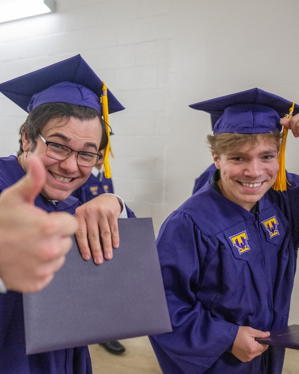 Almost time to cross that stage, Golden Eagles. 🎓 Commencement is Friday, May 9, at 9 a.m. and 2 p.m. in the Hooper Eblen Center. See you soon, graduates!