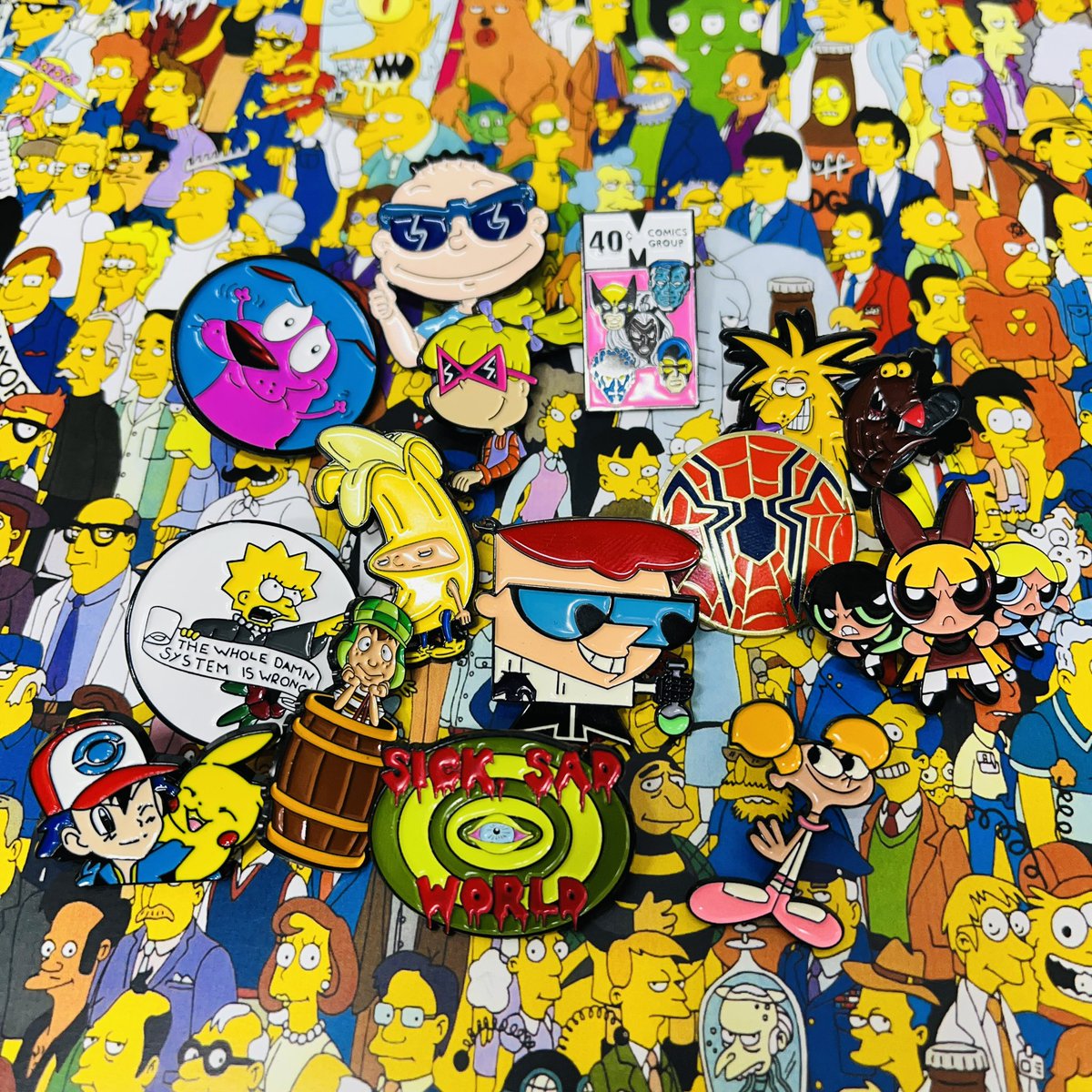 La nostalgia en una imagen. Un pin retro es lo que necesitas! 🫶🏼
Los mejores pines están en marcistore.mx

#cartoonnetwork #nickelondeon #pokemon #simpsons #caricaturas #retro #nostalgia #pins #pines