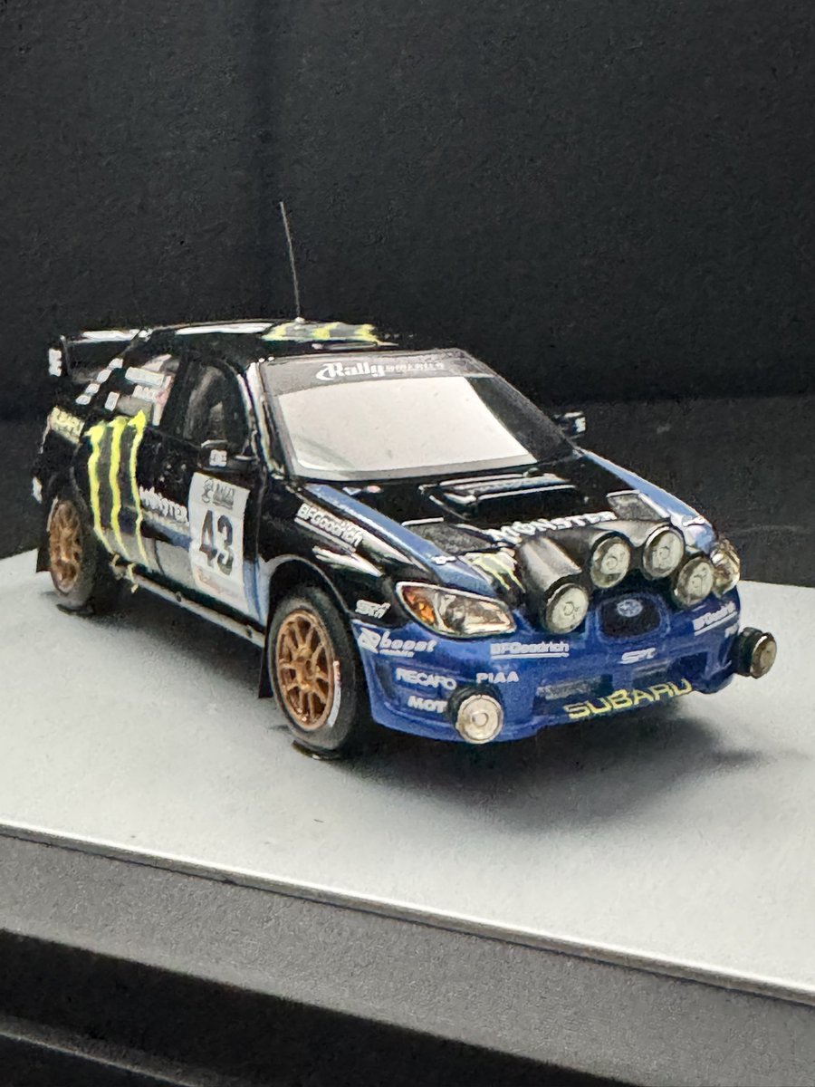 MonsterJoe's tweet image. September 22-23, 2007 Subaru Impreza WRX Sti ,Overall Winner Rally Colorado-1:12:29-0-this model was given to me by @kblock43 while having a meeting with him at his @dcshoes office as a thank you for the support as we had just started our relationship at the @xgames August 2007.