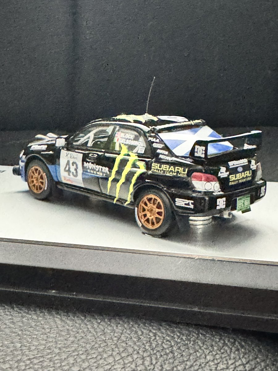 MonsterJoe's tweet image. September 22-23, 2007 Subaru Impreza WRX Sti ,Overall Winner Rally Colorado-1:12:29-0-this model was given to me by @kblock43 while having a meeting with him at his @dcshoes office as a thank you for the support as we had just started our relationship at the @xgames August 2007.