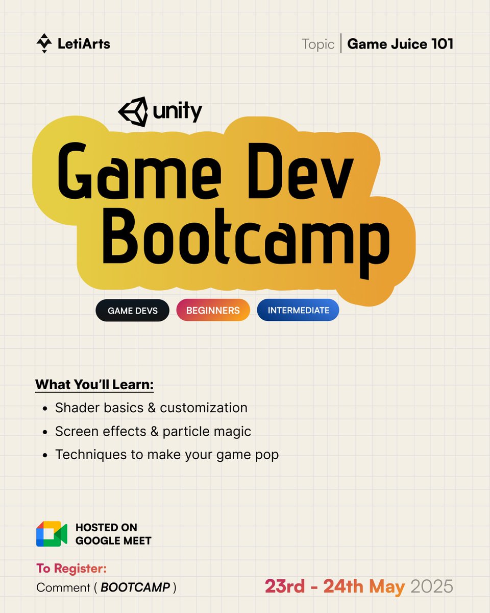 developerFez's tweet image. Speaking of shaders, I’m hosting a 2-day Shader Bootcamp on Google Meet!  We’ll use Unity Shader Graph, but the principles apply everywhere...shaders are shaders.  Register here: forms.gle/eVyH9UwgJvtPRx…