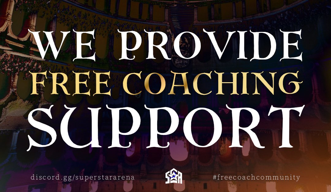 FREE COACHING SUPPORT  

What we can help you with? 
Micro and Macro Coach, Aim Coach and POV Coach  

* Aim control 
* Map control 
* Character usage and side entry 
* Skill usage of your character depending on the opponent 
* And much more...

Contact: discord.gg/superstararena