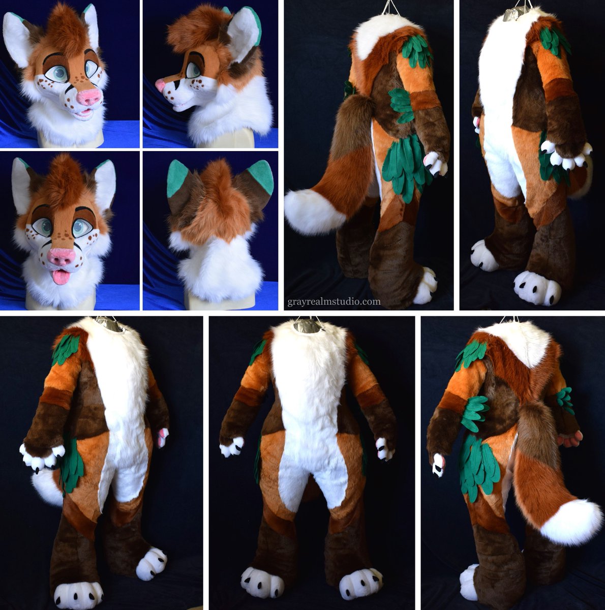 grayestREM's tweet photo. Ari joined the #grayFAM in 2024, and features felt feather details!
#fursuit #fursuitmaker #fursuitcommission #furryart #fullsuit https://t.co/Sm33yFUJ7i