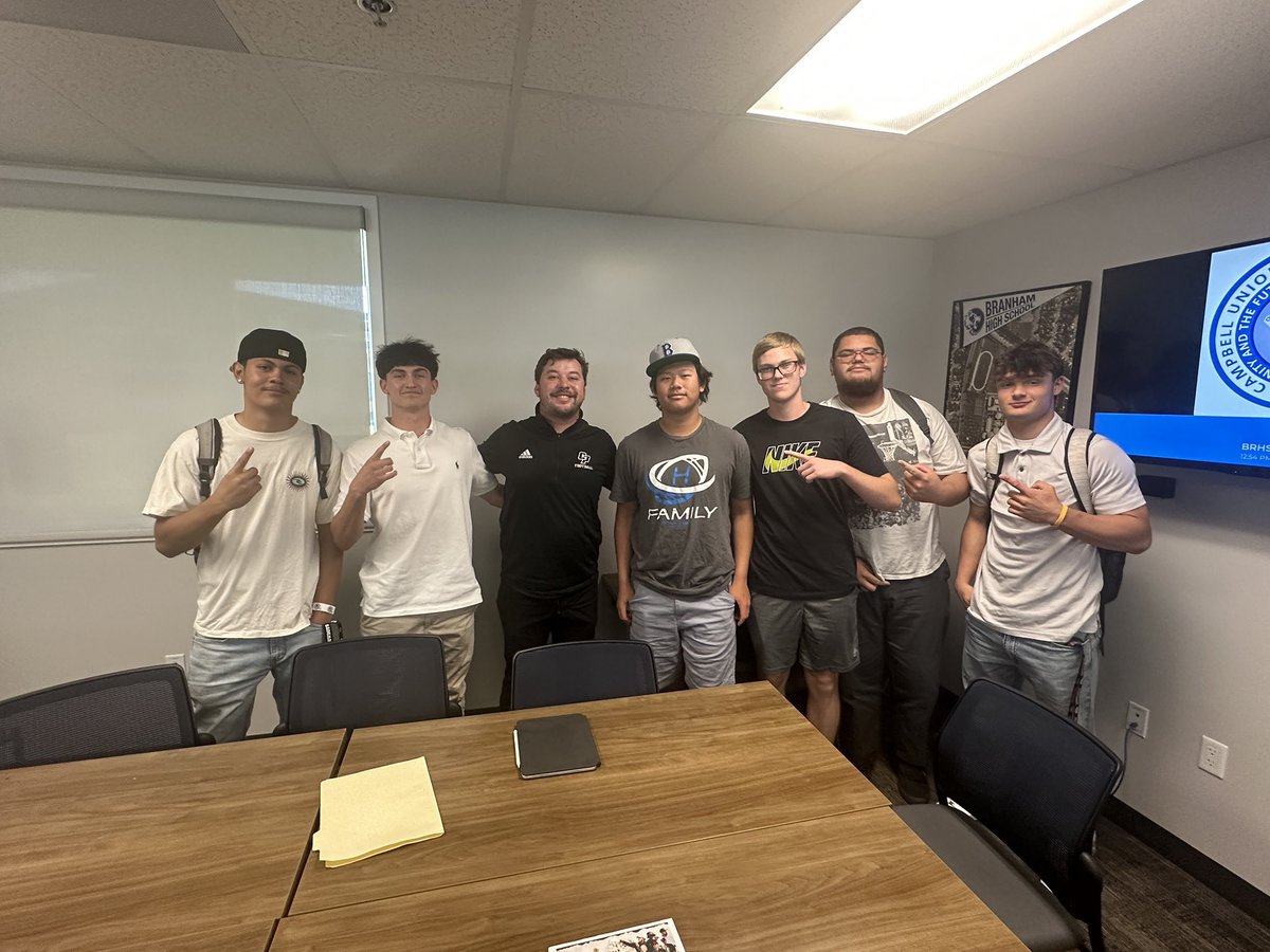 Koben.Brown (@kobenbrown) on Twitter photo Thank you <a href="/CoachMHazelwood/">Matty Hazelwood</a> for meeting with me and taking time to talk football!
<a href="/Branhamfootball/">Branham Football</a> <a href="/CoachT11_/">Tommy McMahon</a> Thank you <a href="/CoachMHazelwood/">Matty Hazelwood</a> for meeting with me and taking time to talk football!
<a href="/Branhamfootball/">Branham Football</a> <a href="/CoachT11_/">Tommy McMahon</a>