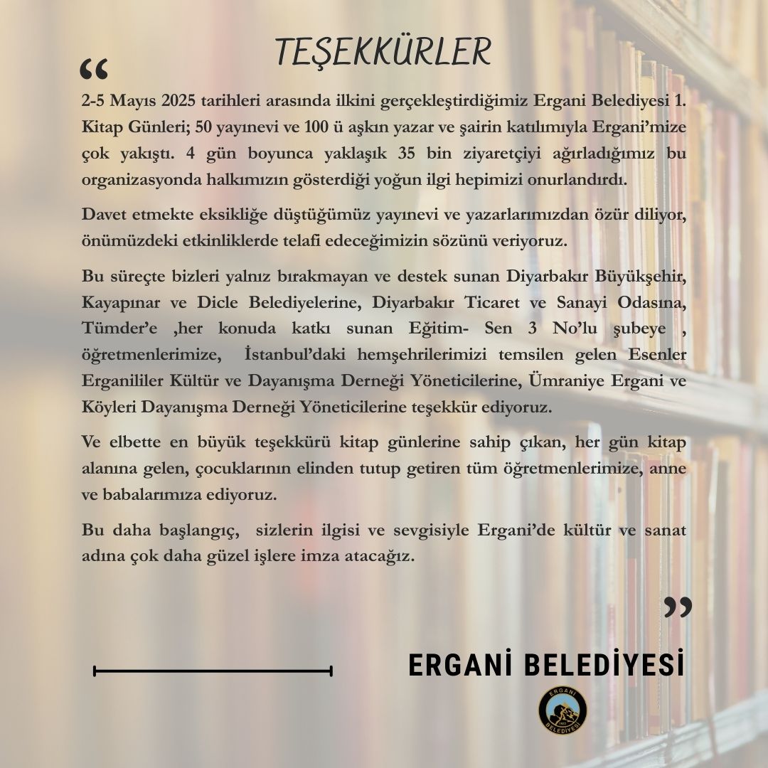 TEŞEKKÜRLER-SPASDARÎ

<a href="/bayar61742/">Birsen Azak Bayar</a> <a href="/siyar_guldiken/">şiyar güldiken</a> <a href="/erganikitap21/">ErganiKitapGünleri</a>