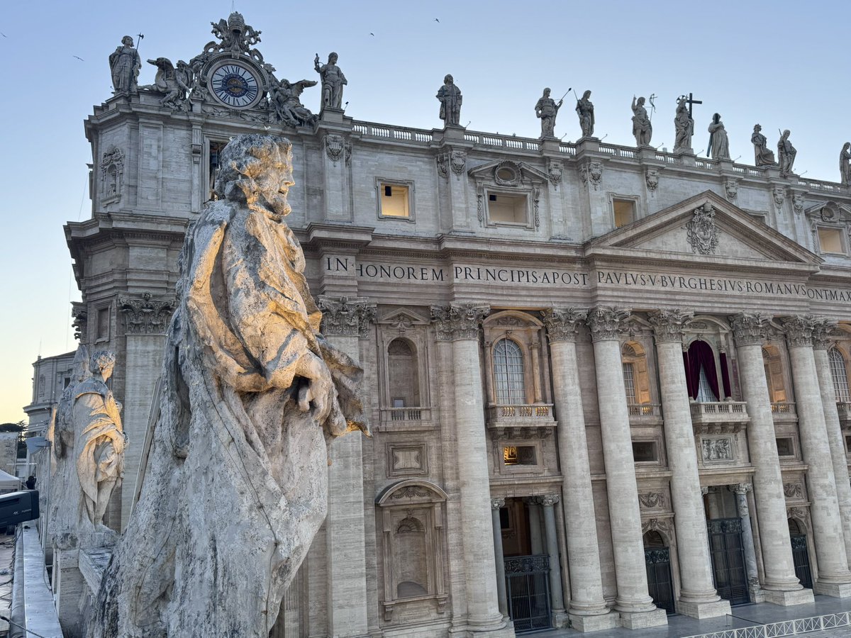 As night descends on St. Peter’s Square, an unnamed official from the Holy See Press Office tells me they’re “deeply surprised” we haven’t seen the smoke yet indicating the results of the first ballot. 

It’s nearly 90 minutes past when we first expected it.