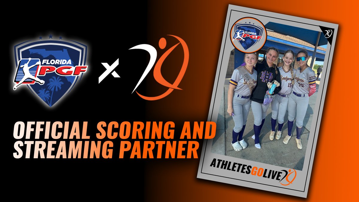 🚨𝑁𝑒𝑤 𝑒𝑣𝑒𝑛𝑡 𝑝𝑎𝑟𝑡𝑛𝑒𝑟 𝑎𝑙𝑒𝑟𝑡!🚨

ICYMI: Florida Premier Girls Fastpitch (PGF) Signs Scoring and Streaming Agreement With AthletesGoLive (AGL) 🌴🥎

📰 Get to know our new event partner: bit.ly/FLPGF