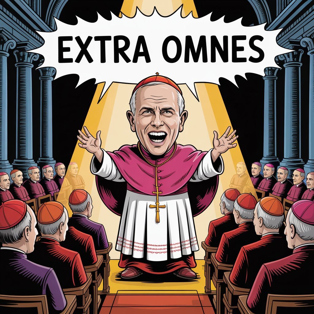 CatholicHonesty's tweet image. #extraomnes #everybodyout #conclave 
#ideogram #AIart