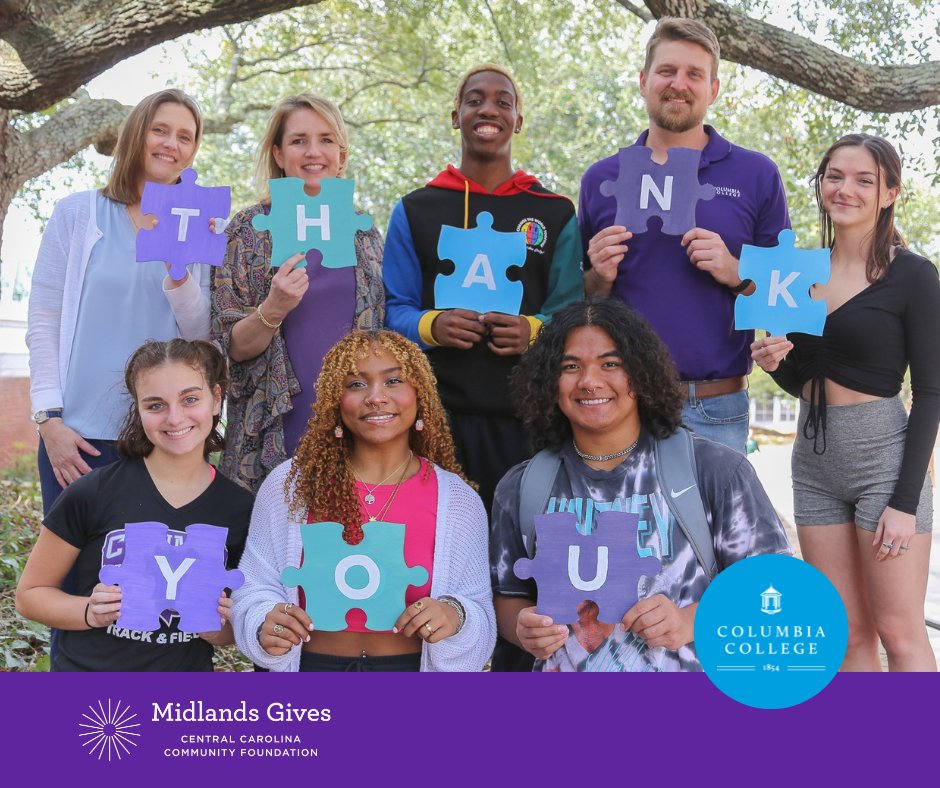 The impact is real! 🌟 A massive thank you to our incredible donors – students, faculty, staff, alumni, and friends – for your phenomenal support during Midlands Gives. 💜

#MidlandsGives #CCofSC #StudentSuccess #ThankYouDonors #MakingAnImpact