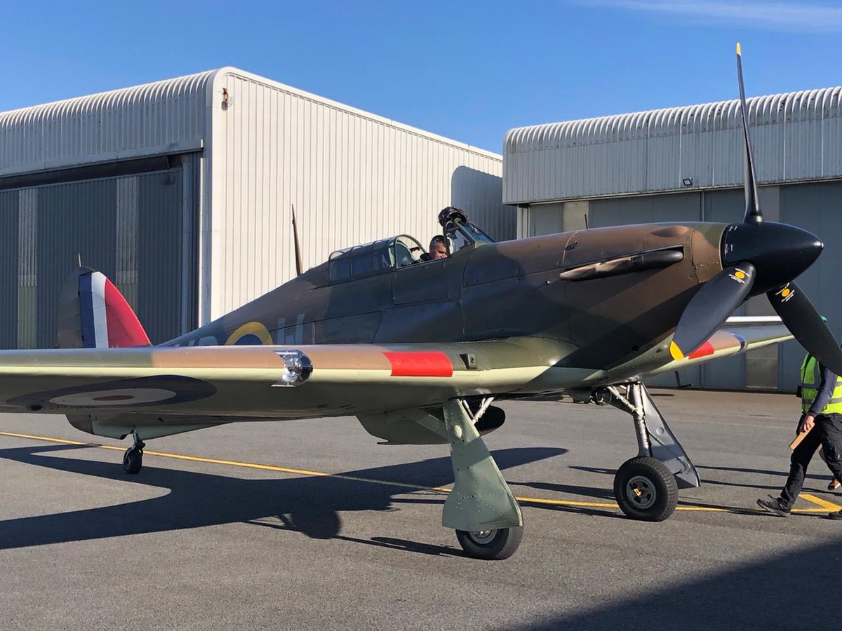 The Hawker Hurricane has arrived in Guernsey! 🤩

You can see it up close at Meet the Pilots tomorrow, and watch it fly around the island on Friday. ✈️

#LibDay80 #Aircraft