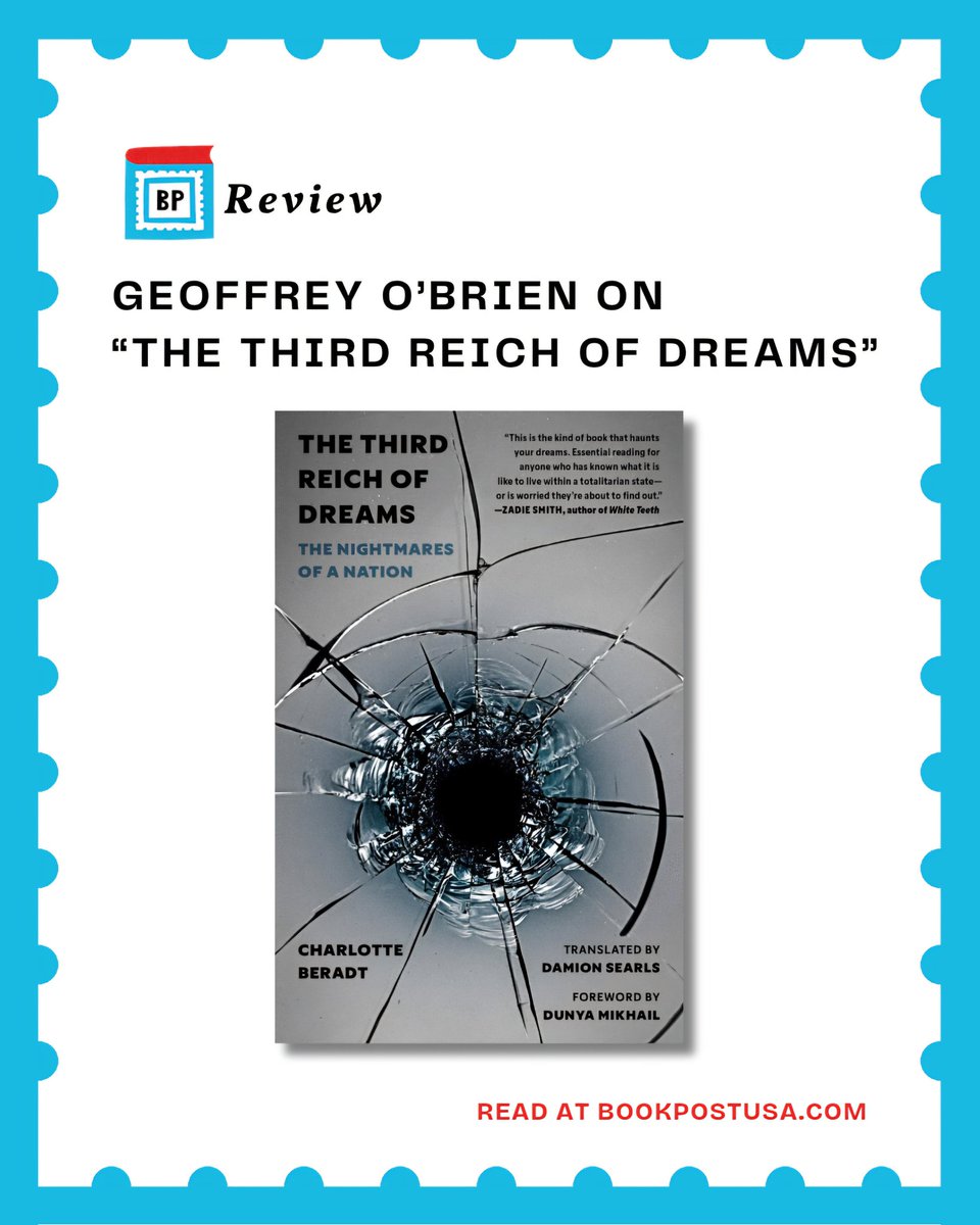 How does totalitarian control reveal itself in the unconscious mind?

Geoffrey O’Brien reviews Charlotte Beradt’s The Third Reich of Dreams, a project started in 1933 in which Beradt secretly collected the dreams of those living in Nazi Germany.
 books.substack.com/p/review-geoff…