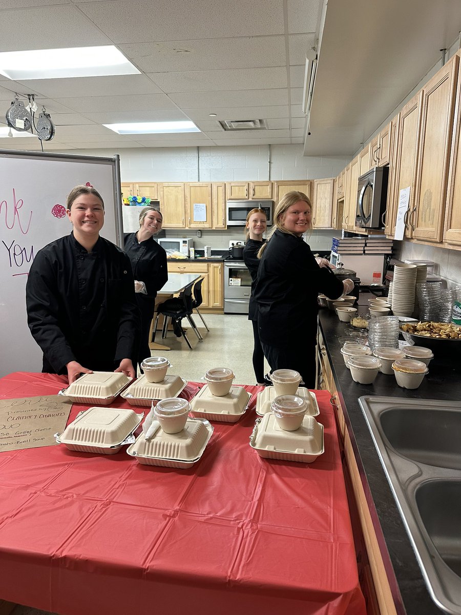 Day 3 Teacher Appreciation week! Thanks Citi for the bagels and Culinary II students for the lunch. It was so wonderful
