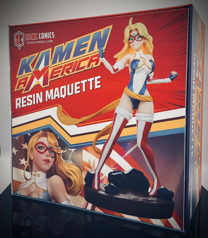 仮面アメリカ Kamen America レジンフィギュア 約20cm