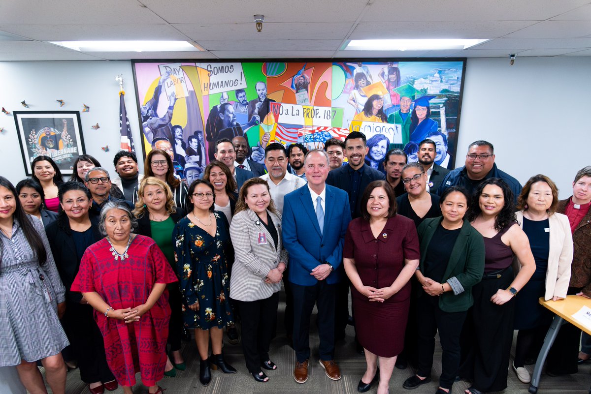 Building Skills Partnership (@building_skills) on Twitter photo BSP’s Executive Director <a href="/Luis_E_Sandoval/">Luis Sandoval</a> joined <a href="/CHIRLA/">CHIRLA</a>, <a href="/seiuusww/">SEIU USWW</a> President, David Huerta, and other leaders at a meeting with <a href="/SenAdamSchiff/">Adam Schiff</a> to discuss Labor and #ImmigrationRights.✨
Immigrant workers are a vital part of our economy and play a key role in maintaining the BSP’s Executive Director <a href="/Luis_E_Sandoval/">Luis Sandoval</a> joined <a href="/CHIRLA/">CHIRLA</a>, <a href="/seiuusww/">SEIU USWW</a> President, David Huerta, and other leaders at a meeting with <a href="/SenAdamSchiff/">Adam Schiff</a> to discuss Labor and #ImmigrationRights.✨
Immigrant workers are a vital part of our economy and play a key role in maintaining the