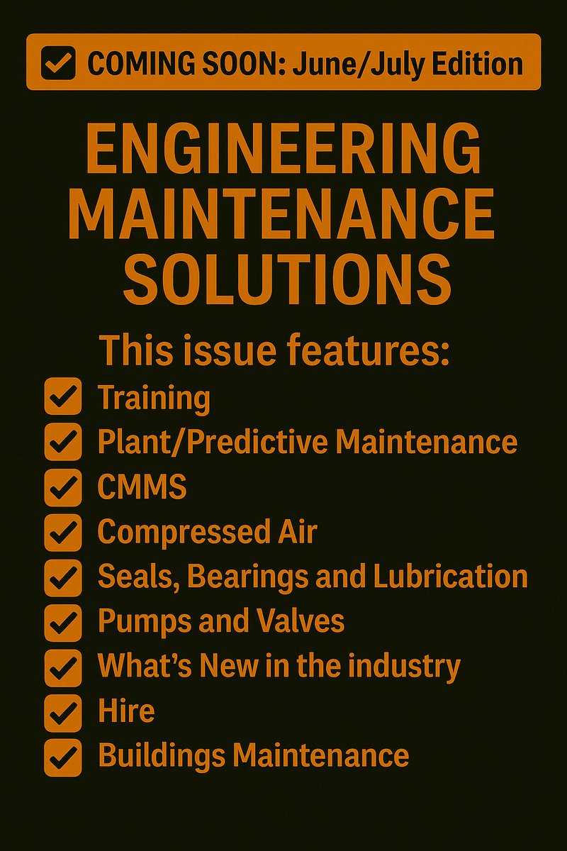 Engineering Maintenance Solutions Magazine (@engmaintsol) on Twitter photo 
