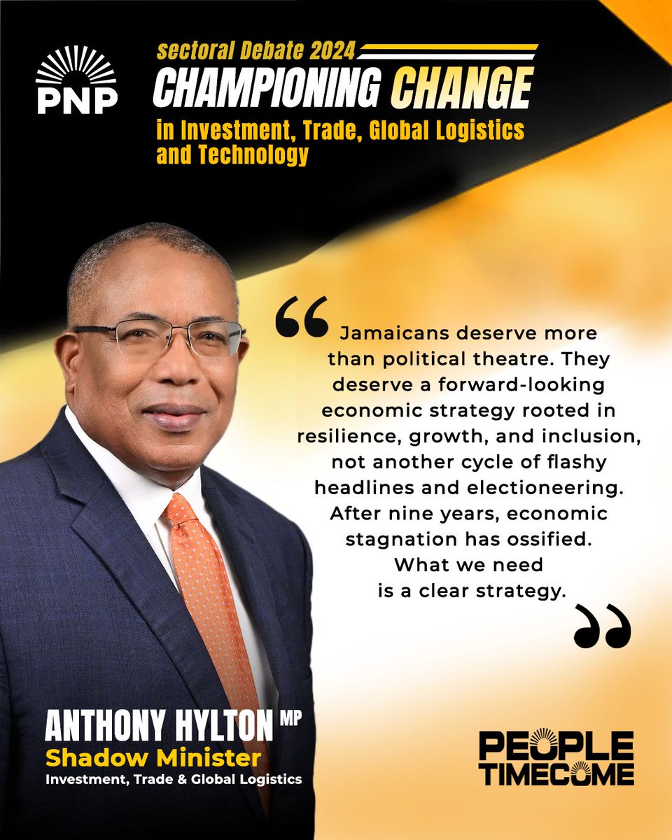 Jamaicans deserve more than political theatre. They deserve a forward-looking economic strategy rooted in resilience, growth, and inclusion, not another cycle of flashy headlines and electioneering. After nine years, economic stagnation has ossified. What we need is a clear