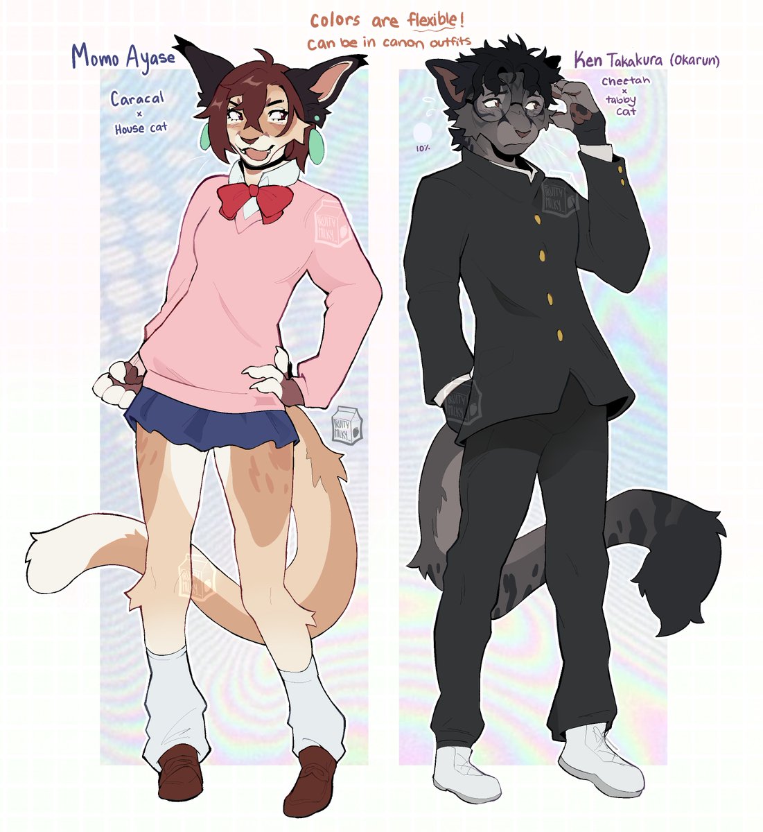 Some designs :3
#Dandadan #furry