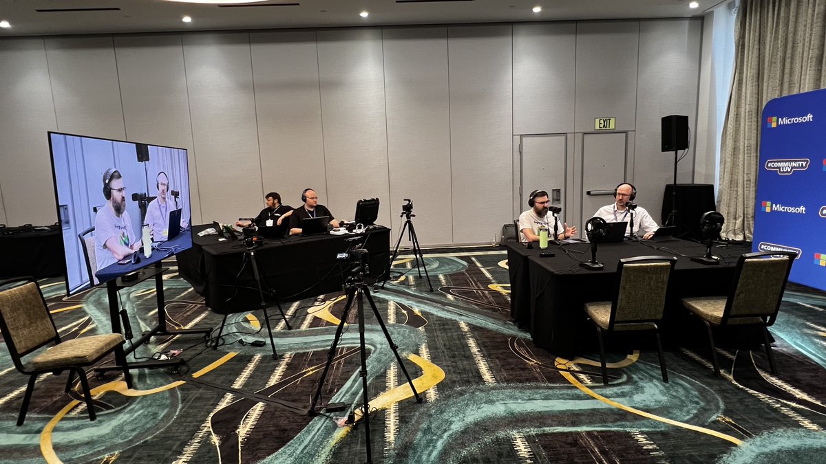 Andy and John LIVE from Vegas | 365 Deep Dive is a Go! #M365Con Podcast Room