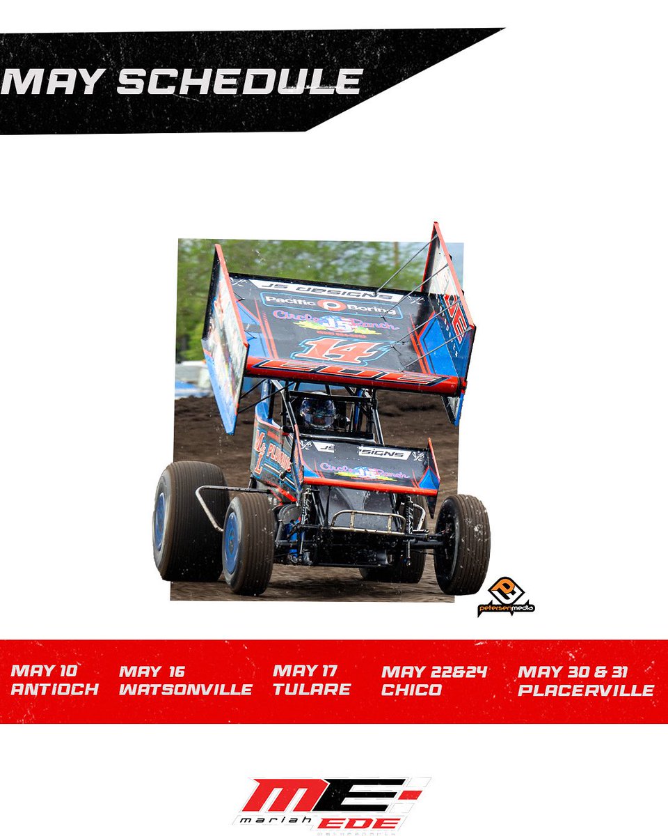 May schedule!