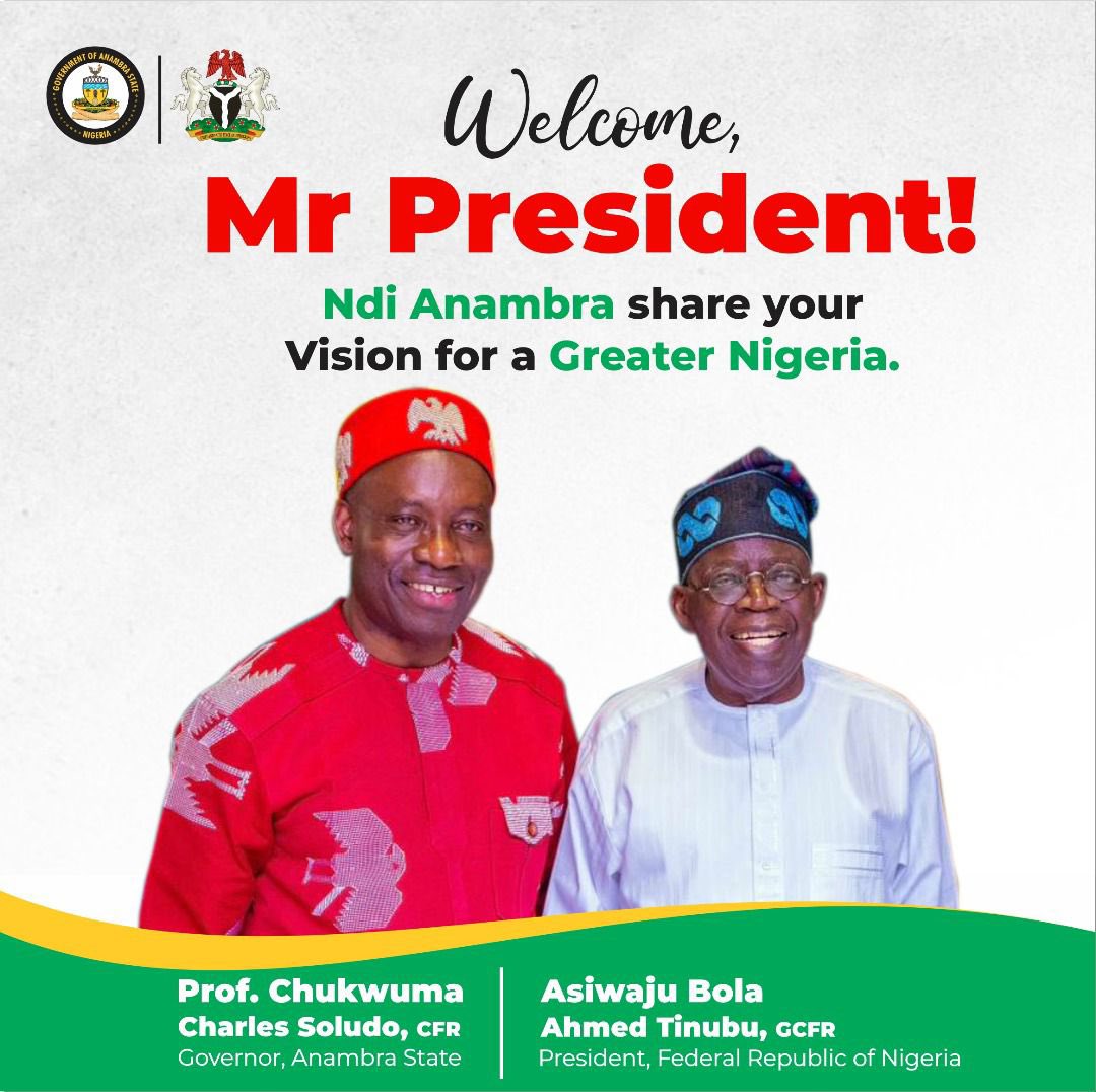 Bsoludo's tweet image. President Tinubu visits Anambra to commission the Solution FunCity, New Government House, New Government Lodge, Anambra Country Club and Emeka Anyaoku Center Unizik Awka.
#SolutionIsHere #ProgressivesWorkingTogether