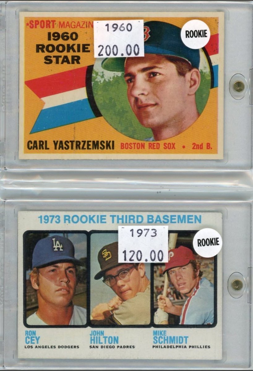 A_Rich_VERIFIED's tweet image. Just picked up these two absolute beauties from my friends @DJS_SPORTSCARDS in Seattle, WA. Always a top-notch experience with them. #sportscards