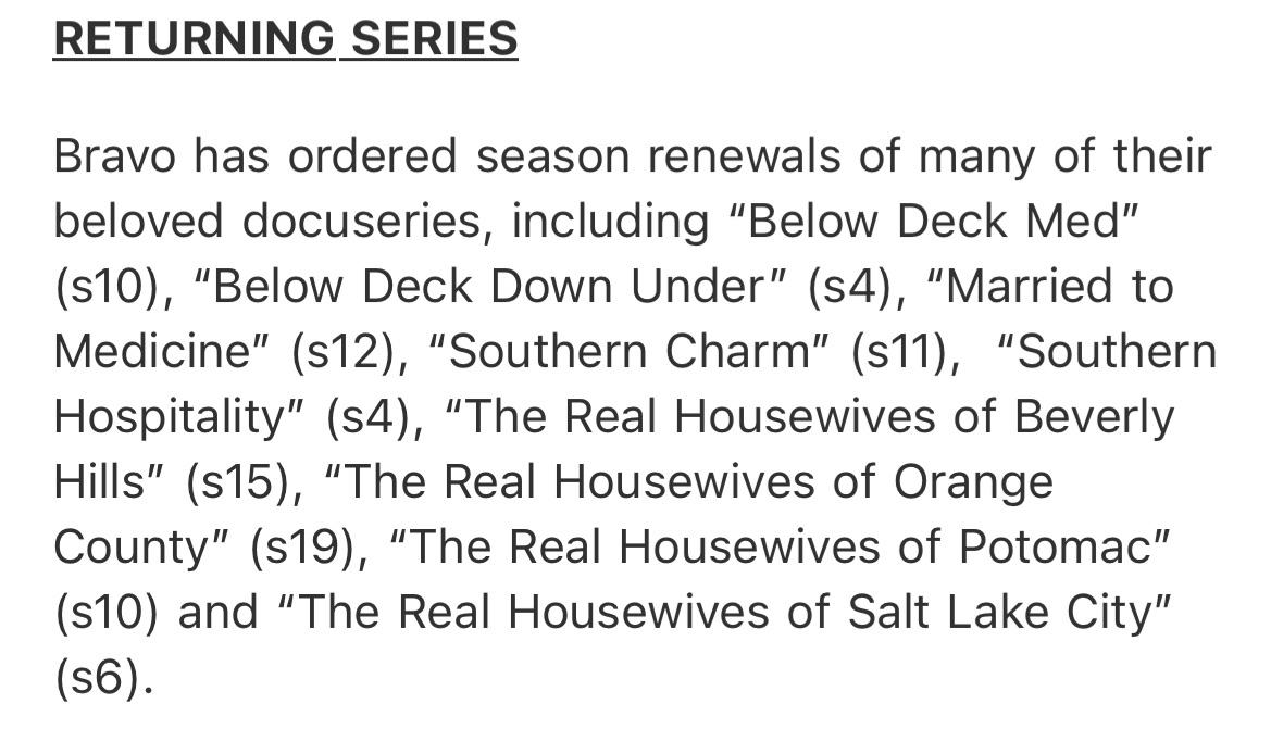 suttonsroller's tweet photo. A few glaring omissions:
#RHONY
#RHONJ
#BelowDeckSailing
#CrappieLake https://t.co/h5QHN3mKUm