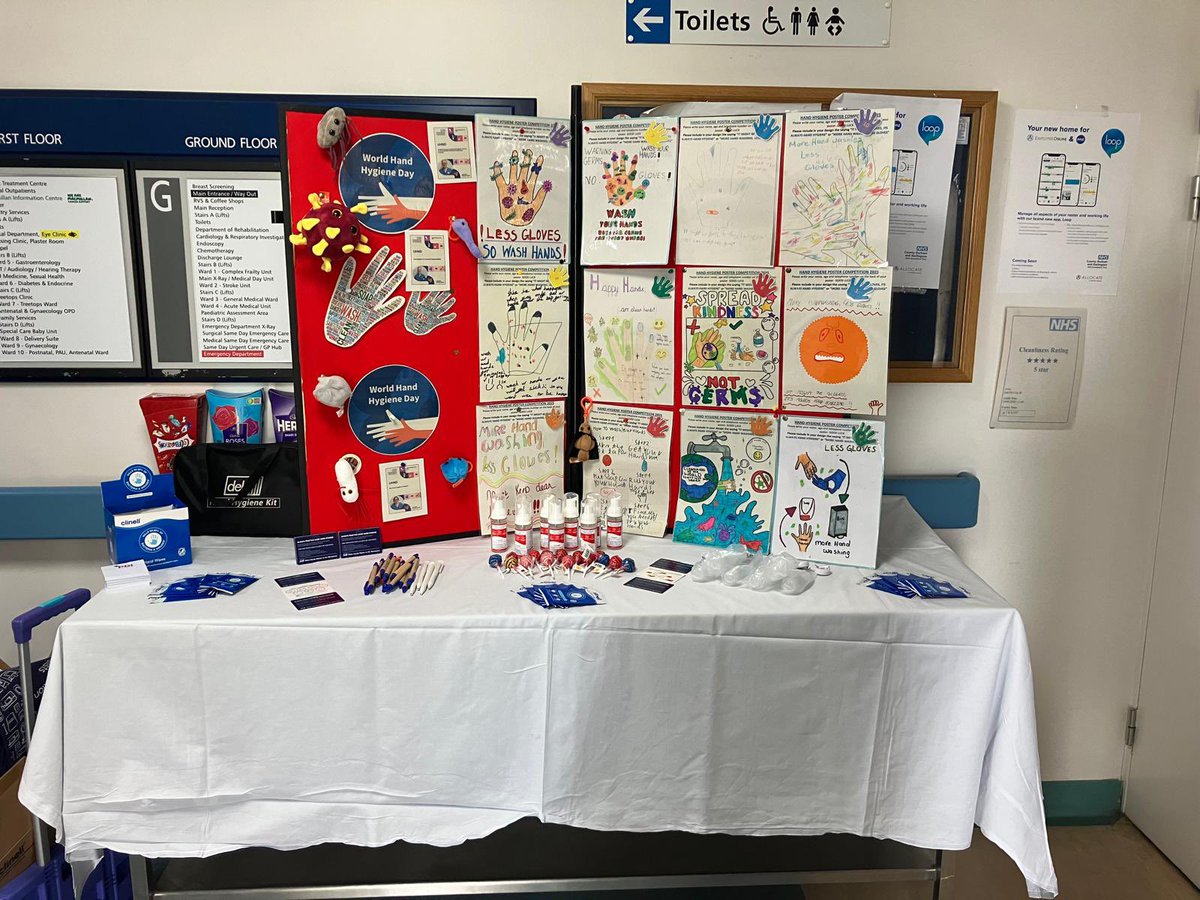 CDDFT IPC Team celebrating WHO World Hand Hygiene Day 2025 - ‘It might be gloves. It’s always hand hygiene’ 👏🏻